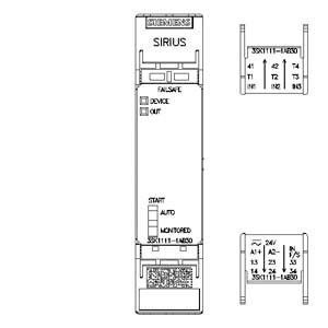 PLC 3SK1111-1AB30 Relais de segurança 3SK1 Unidade básica Saídas de relais padrão Terminal de parafuso