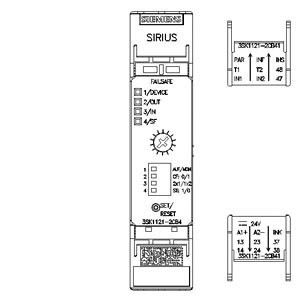 3SK1121-2CB42 Relais de segurança 3SK1 Unidade básica Advanced Relay Output Spring Loaded Terminal