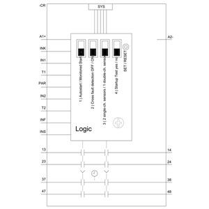3SK1121-2CB42 Relais de segurança 3SK1 Unidade básica Advanced Relay Output Spring Loaded Terminal