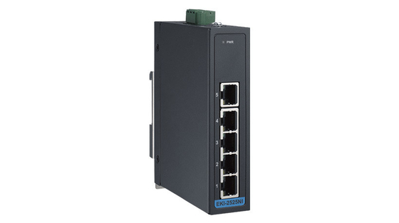 Modbus Interface de Comunicação EKI-2525NI Advantech Switch Ethernet Industrial de 5 portas