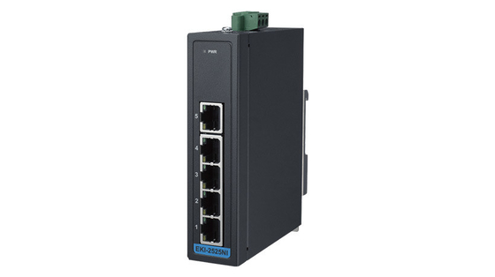 Modbus Interface de Comunicação EKI-2525NI Advantech Switch Ethernet Industrial de 5 portas