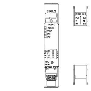 DC 24V 3SK1 Relais de segurança 3SK1220-1AB40 Terminal de parafuso de extensão de entrada