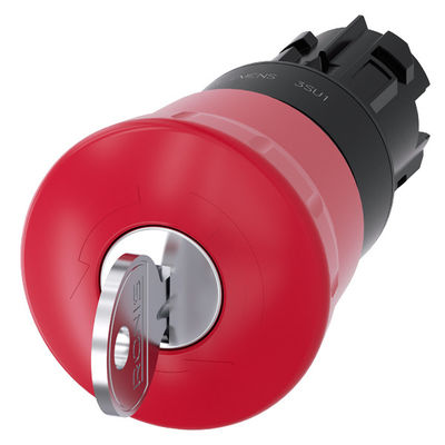 3SU1000-1HF20-0AA0 SIRIUS ACT Fungos botão com tamanho de 40 mm e material plástico
