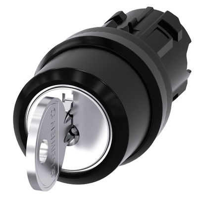 3SU1000-4BL11-0AA0 SIRIUS ACT Chave Switch Plástico RONIS 3 Posições 2x45 para Máquinas