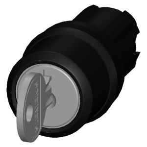3SU1000-4BL11-0AA0 SIRIUS ACT Chave Switch Plástico RONIS 3 Posições 2x45 para Máquinas