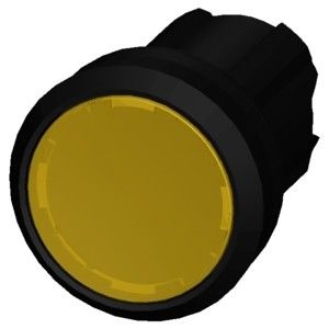 3SU1001-0AB30-0AA0 SIRIUS ACT Botão em plástico amarelo com botão plano aceso