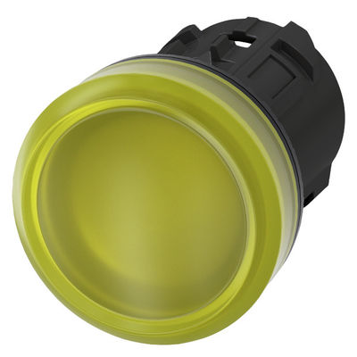 Lente lisa 3SU1001-6AA30-0AA0 SIRIUS ACT Pilot Light para industrial em plástico amarelo