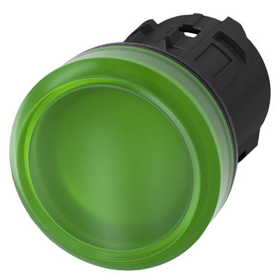3SU1001-6AA40-0AA0 Lente lisa de plástico Verde SIRIUS ACT Luz piloto para automação