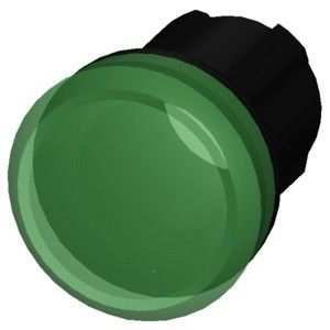3SU1001-6AA40-0AA0 Lente lisa de plástico Verde SIRIUS ACT Luz piloto para automação