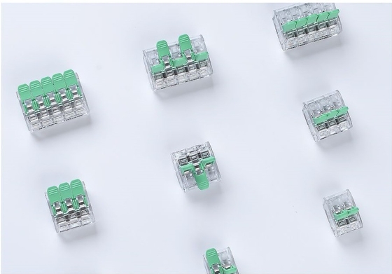 Conector terminal de fio rápido de 3 polos com certificação UL CE para fiação elétrica segura