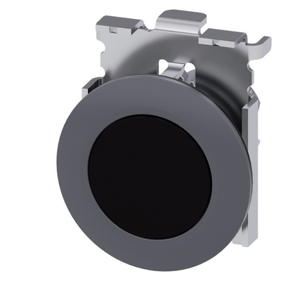 PLC 3SU1060-0JA10-0AA0 Metal Matt Desligado Botão Flat e Bezel Recessado Montagem Preta SIRIUS ACT Pushbutton