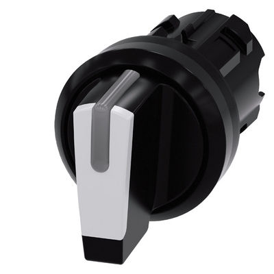 3SU1002-2BM60-0AA0 SIRIUS ACT Selector Switch 3 posições Branco para controlo de máquinas