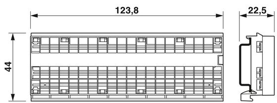 20mm Bus Bar 22 CAPAROC CR 1110989 A solução perfeita para a distribuição de energia