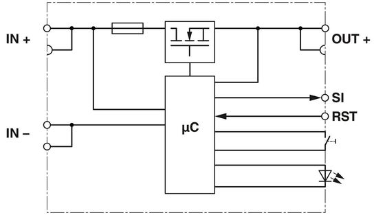 1135752 PTCB E1 24DC/1-8A SI-R Interruptor de circuito electrónico para componentes electrónicos