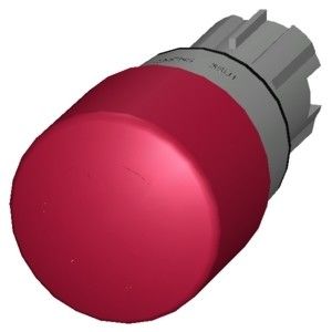 PLC 3SU1050-1GB20-0AA0 Metal Brilhante Desiluminado Paragem de Emergência Ação de gatilho para segurança