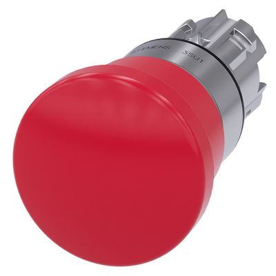 Paragem de Emergência Ação do gatilho SIRIUS ACT Fungus Push Button 3SU1050-1HA20-0AA0