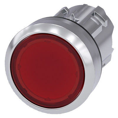 3SU1051-0AB30-0AA0 Botão plano e brilhante de metal para aplicações industriais