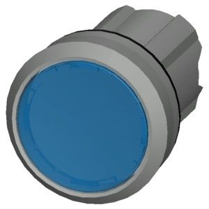 PLC 3SU1051-0AB50-0AA0 Metal Brilhante Iluminado Flat Button Azul SIRIUS ACT Pushbutton