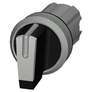 3SU1052-2BM60-0AA0 Métrico Brilhante Manôvel Curto 3 Posições Branco SIRIUS ACT Selector Switch
