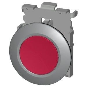 3SU1060-0JB20-0AA0 Metal Matt Pushbutton Não iluminado Montagem em recessos Vermelho SIRIUS ACT