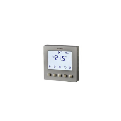 S55770-T403 RDF510 Controlador de temperatura ambiente Cor prateada para sistema de controlo de automação