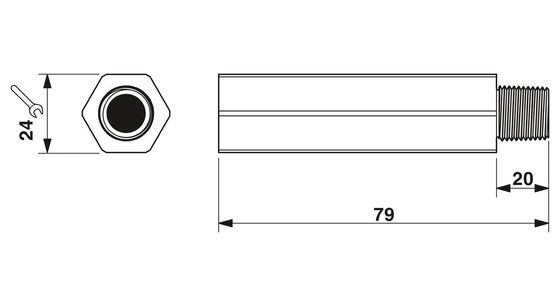 Proteção para 24 V DC 2800036 S-PT-4-EX-24DC Protector contra sobretensões