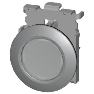 Metal Matt iluminado Flat Button And Bezel Clear SIRIUS ACT Pushbutton Recessed Mounting