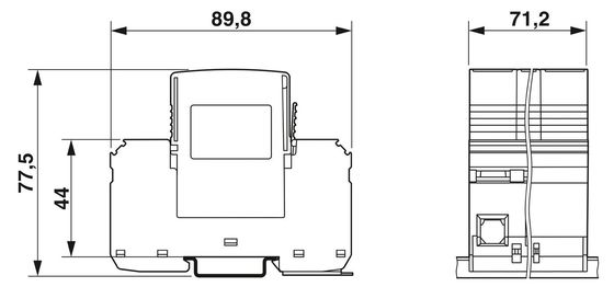 2800184 VAL-MS-T1/T2 335/12.5/3 1 1/2 Classe 1/2 Protetor contra raios/surtos para 4 polos