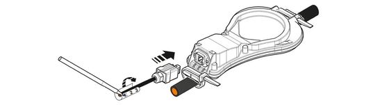 Sistema de medição de corrente eléctrica de relâmpago de 1 polo para tensão nominal 2800616 LM-S-LS-H