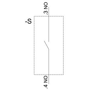 PLC 3SU1100-0AB50-1BA0 Botão de pressão momentâneo azul plano sem luz com terminal de parafuso