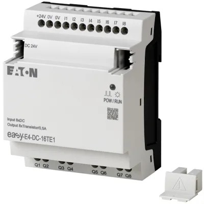 Modulo DI/O EASY-E4-AC-8RE1 4DI4RO com terminal de parafuso de fonte de alimentação AC/DC de 100-240 V