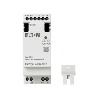 Modulo DI/O EASY-E4-AC-8RE1 4DI4RO com terminal de parafuso de fonte de alimentação AC/DC de 100-240 V