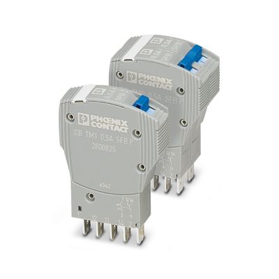 50 V DC 2800835 CB TM1 0.5A SFB P Dispositivo térmico magnético Interruptores de circuito 5 polos