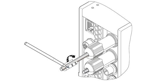 24V DC 2800618 LM-S-A/C-3S-ETH Sistema de medição de corrente elétrica com 4 polos