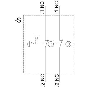 SIRIUS ACT Unidade completa botão de fungo para 3SU1100-1HB20-1PG0 Paragem de emergência