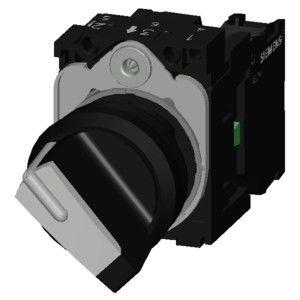 Interruptor de seleção de manobras curtas de plástico para a unidade completa SIRIUS ACT 3SU1100-2BF60-1BA0