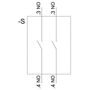 3SU1100-2BL60-1NA0 Interruptor de seleção de plástico de punho curto para a unidade completa SIRIUS ACT
