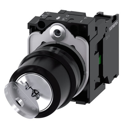 PLC 3SU1100-4BF11-1BA0 2 Posições mantidas RONIS Comutador plástico para SIRIUS ACT
