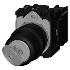 PLC 3SU1100-4BF11-1BA0 2 Posições mantidas RONIS Comutador plástico para SIRIUS ACT