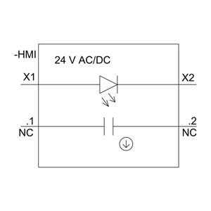 PLC 3SU1102-0AB20-1CA0 SIRIUS ACT Pushbutton Terminal de parafuso momentâneo de plástico iluminado vermelho