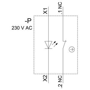 PLC 3SU1106-0AB20-1CA0 SIRIUS ACT Unidade completa Botão de pressão Plástico iluminado momentâneo