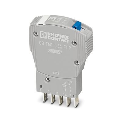 50 V DC 5 Pólos 2800857 CB TM1 0.5A F1 P Dispositivo térmico magnético