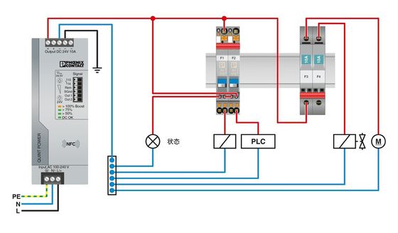 CB TM1 12A F1 P Dispositivo magnético térmico Disjuntores de circuito Voltagem nominal 50 V CC 5 polos