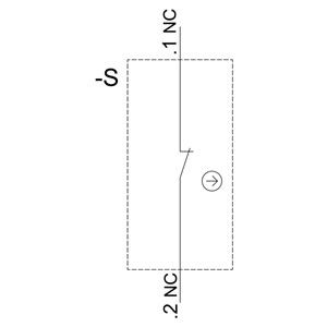 Botão Flat Metal Brilhante PLC 3SU1150-0AB20-1CA0 Push Button momentâneo SIRIUS ACT Completo