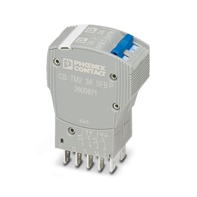 Dispositivo térmico magnético de 80 V CC 10 polos TM2 3A SFB P Dispositivo térmico magnético Dispositivo térmico magnético Dispositivo térmico magnético