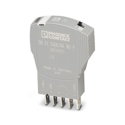 24V DC Voltagem nominal 2800901 CB E1 24DC/1A NO P Interruptor de circuito de equipamento eletrónico