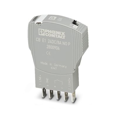 5 polos 24 V DC 2800906 CB E1 24DC/8A NO P Interruptor de circuito de equipamentos eletrónicos