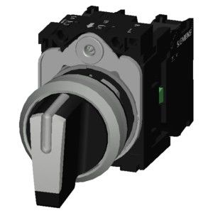 3SU1150-2BM60-1NA0 Manôvel curto de metal SIRIUS ACT Selector Switch Desligado 3 posições