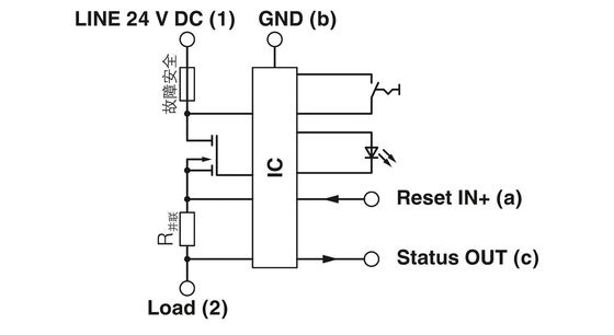 2800914 CB E1 24DC/10A S-R P Interruptor de circuito de equipamentos electrónicos industriais