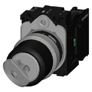 2 Posições Metal Brilhante RONIS Mantido SIRIUS ACT Unidade Completa Kew Switch 3SU1150-4BF11-1BA0